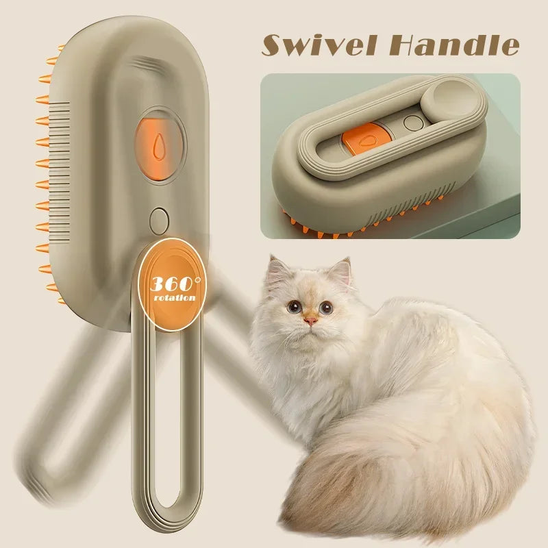 SteamPaw 3in1 Dampf-Fellbürste